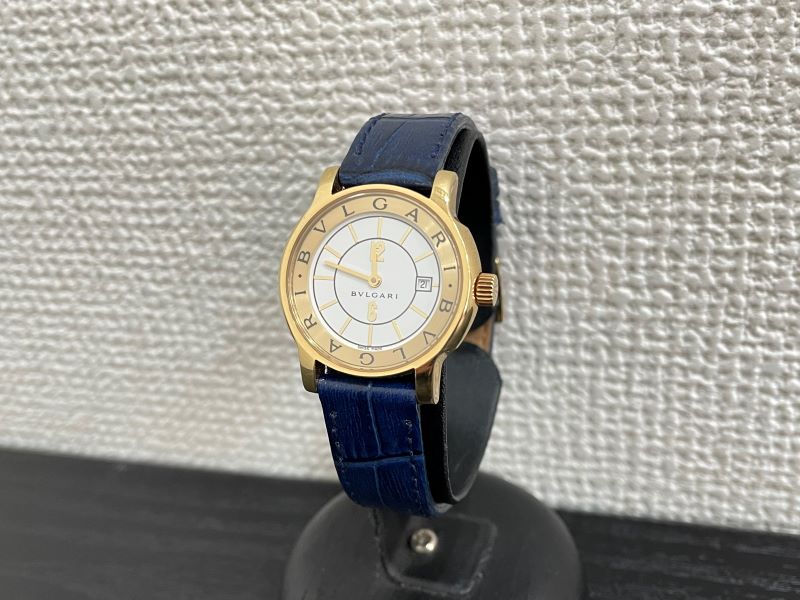 時計買取実績】ブルガリ ソロテンポ 750 レディース クォーツ時計 