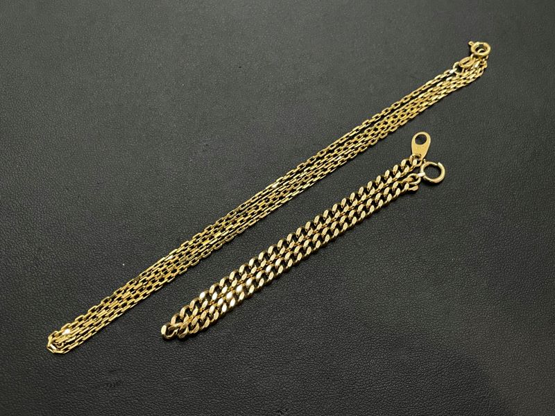 貴金属買取実績】金 K18 ネックレス ブレスレット おまとめ ￥114,300 