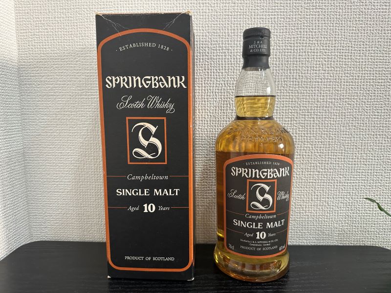 未開栓】Springbank スプリングバンク 10年 シングルモルト ウイスキー 